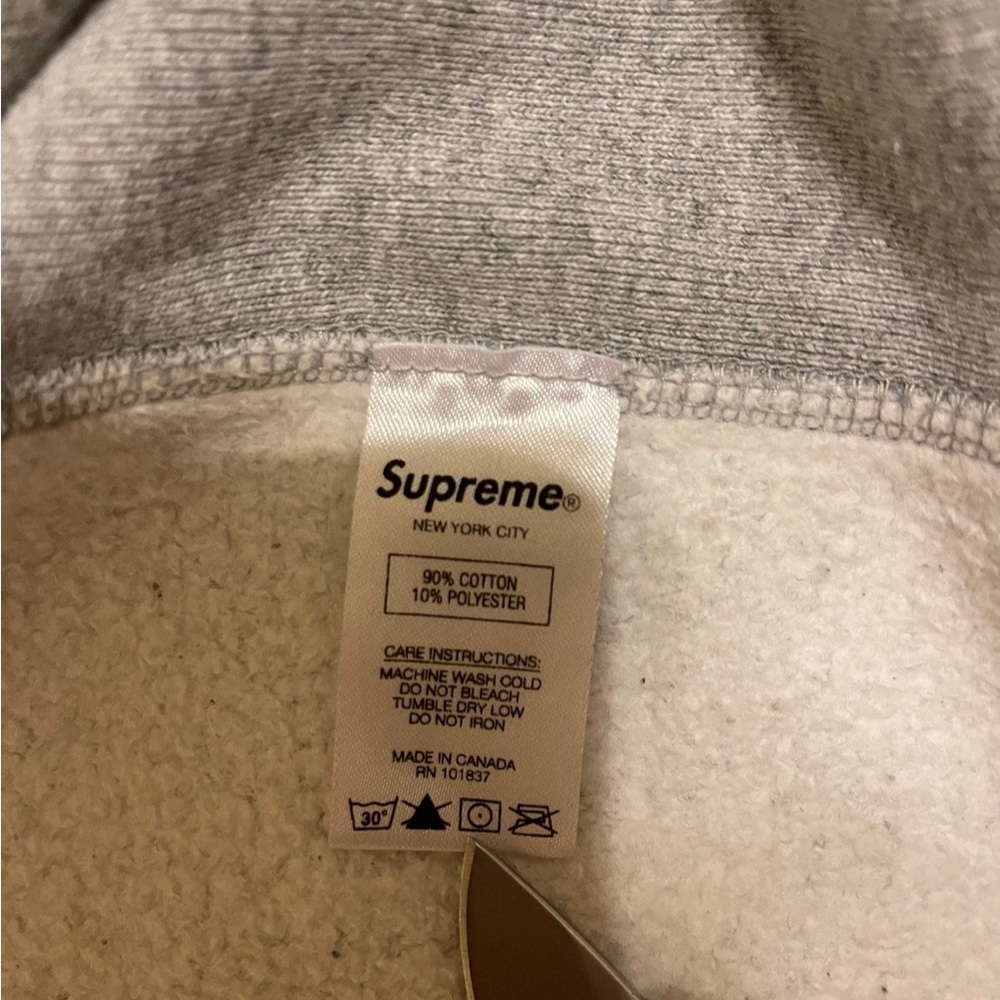 Supreme grey water arc hoodie